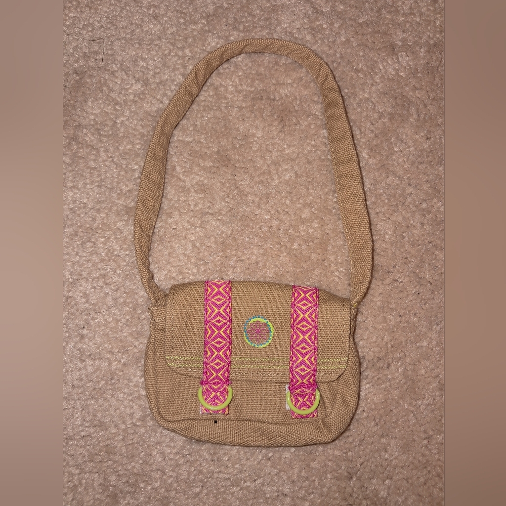 American Girl GOTY Lea Clark messenger bag ONLY 18" doll, 2016 Rainforest hike